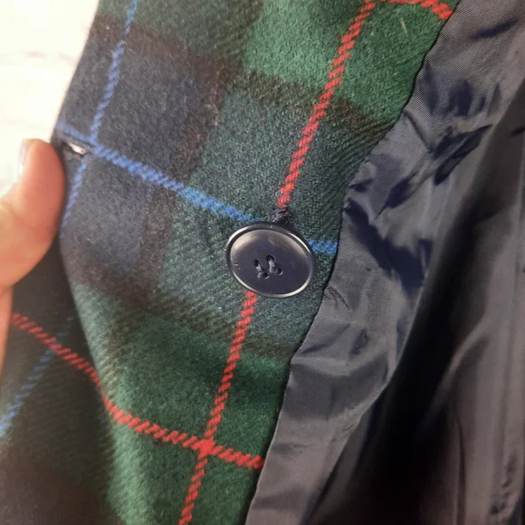 Vintage Sophisticate & Company Plaid Wool Blazer Jacket - Picture 7 of 14